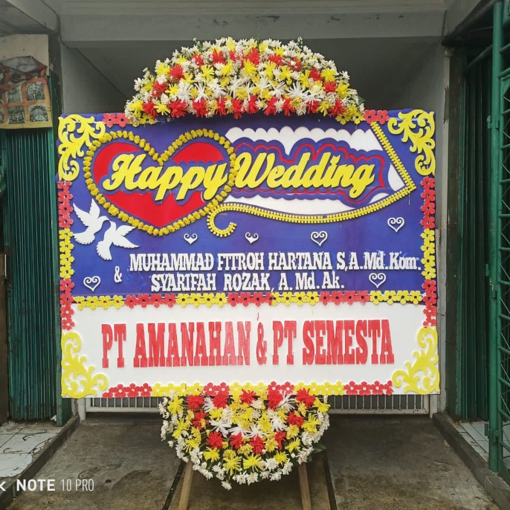 Karangan Bunga papan