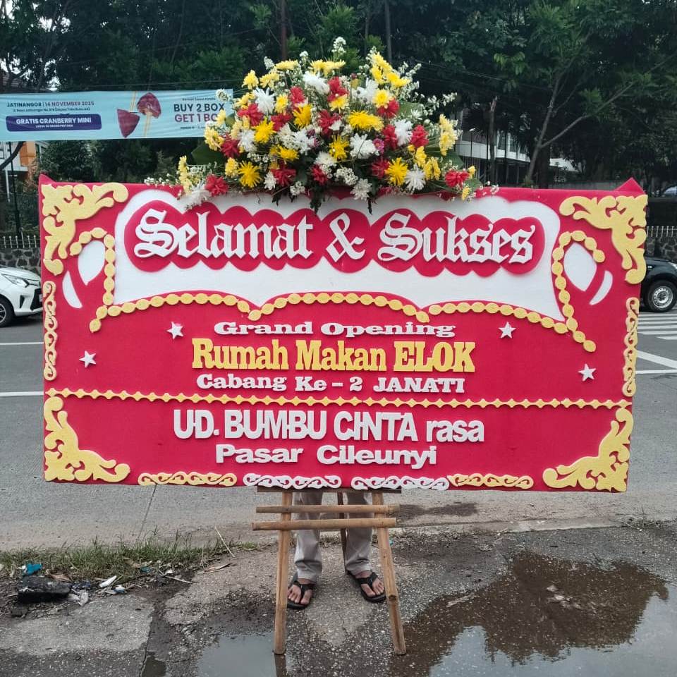 Karangan Bunga papan