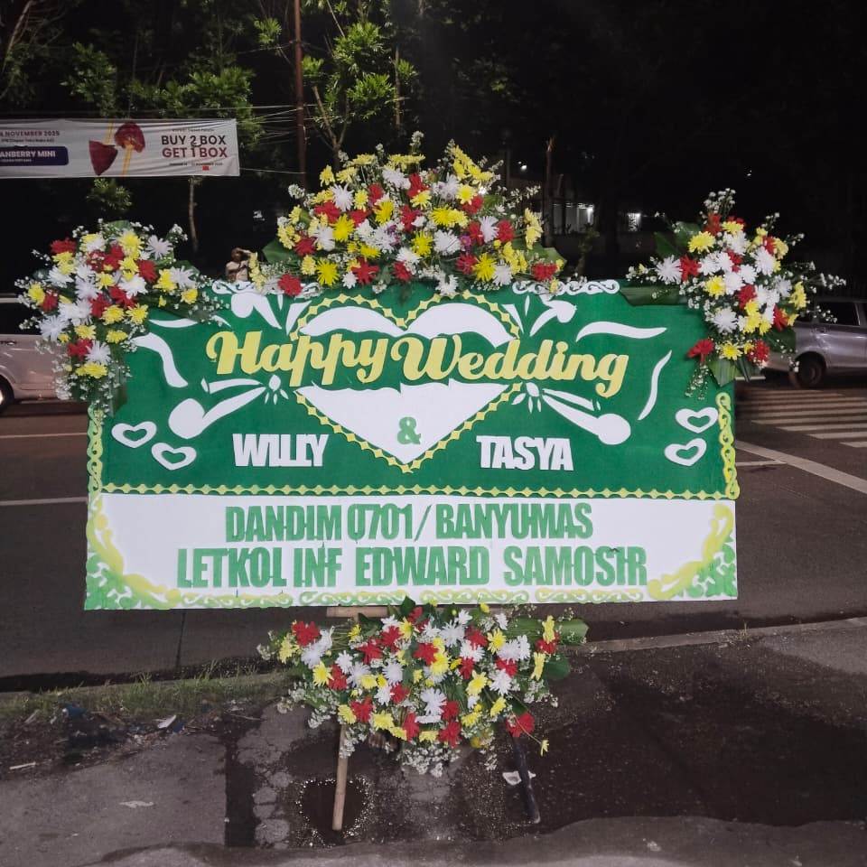 Karangan Bunga papan